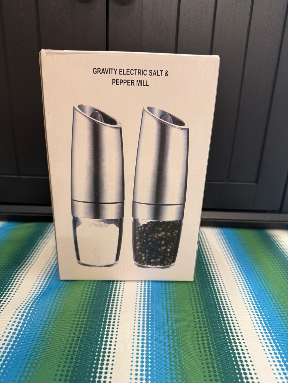 Gravity Electric Salt & Pepper Mill - Silver